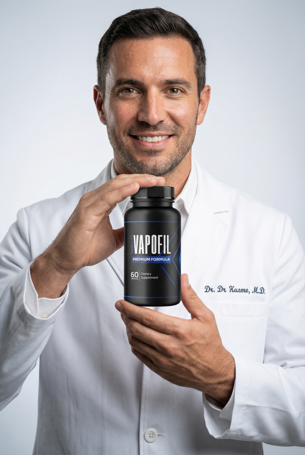 Doctor holding VapoFil